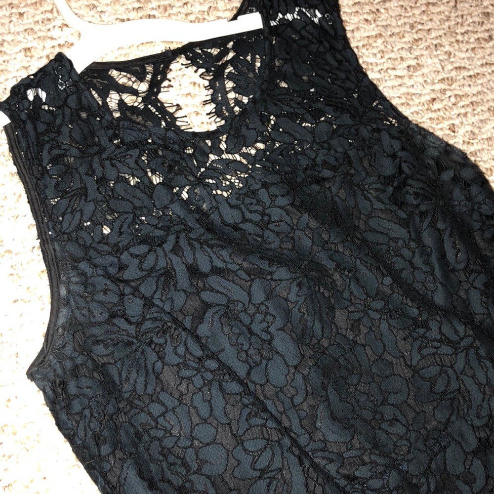 Navy Lace Dress